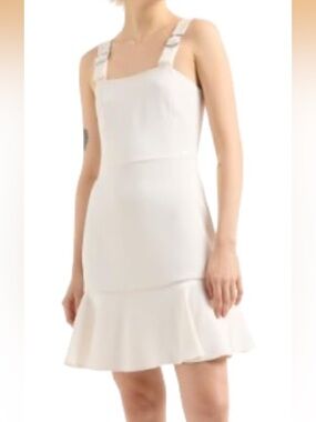New Armani Exchange Buckle Strap Dress Sz 10 in Iso